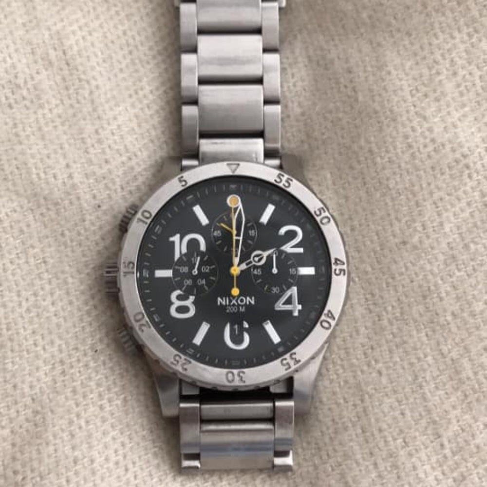 Nixon 48-20 Chrono 200 M Stainless Steel